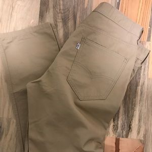 Levi's Mens 511 Khaki Pants 34 / 32